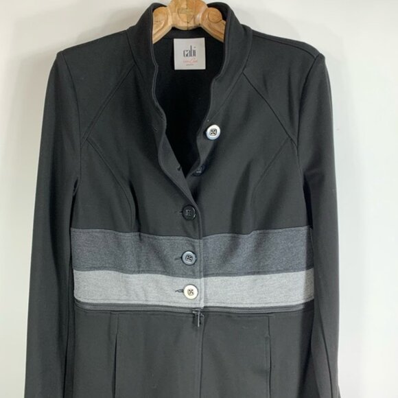 NWOT Cabi Black Convertible Coat Sz Medium - Picture 3 of 6